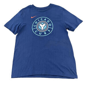 New Nike Chicago Cubs The 77 Short Sleeve Shirt Size Men's Medium